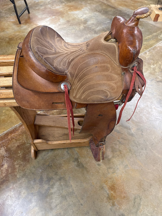 Used Veatch Pleasure/Trail Saddle, 14" Seat