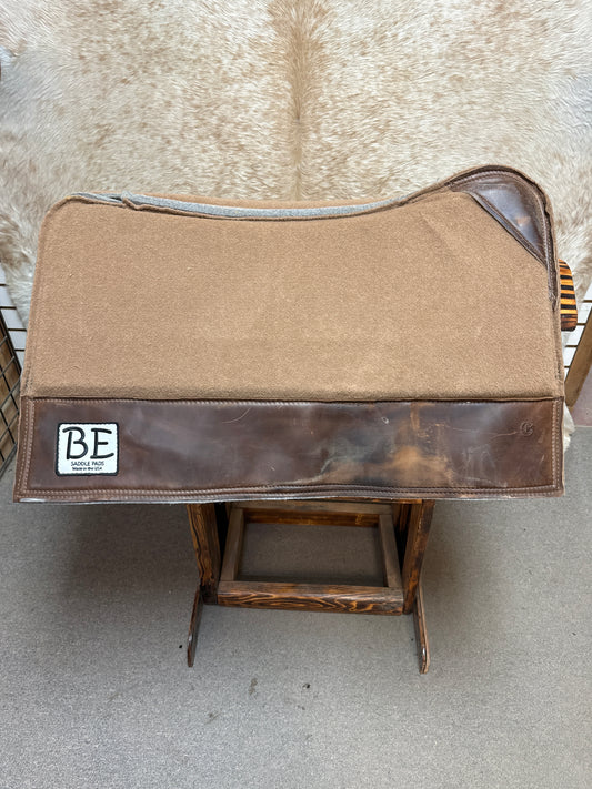 Used BE 1" Saddle Pad Brown