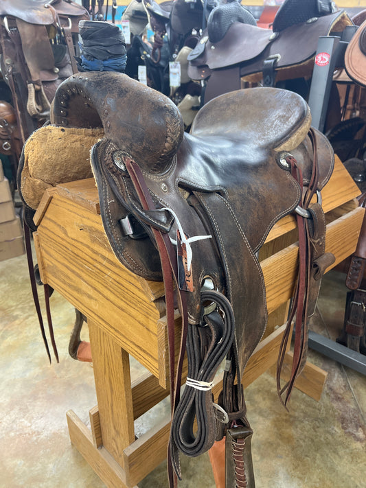 Used NRS Seat Rig Rancher, 17" Seat