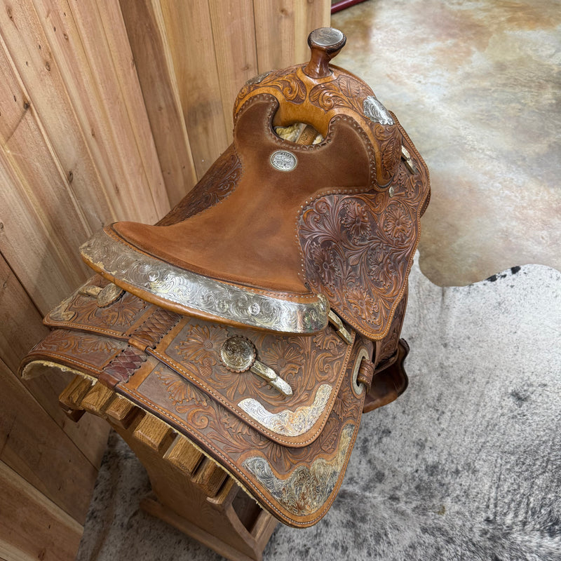 Used Billy Cook Show Saddle, 15.5" Seat