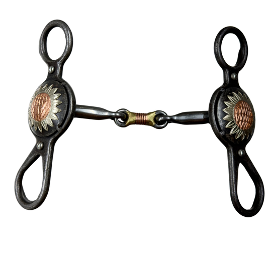 Copper Flower Argentine Smooth Dog Bone Bit