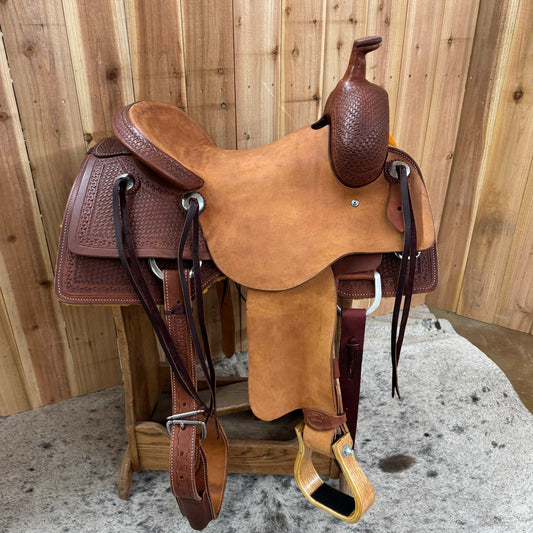 R Bar B Workhorse Ranch Cutter, 15.5" Seat