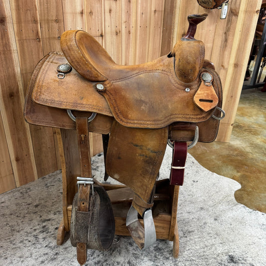 Used Martin Saddlery Roper Saddle, 14.75" Seat