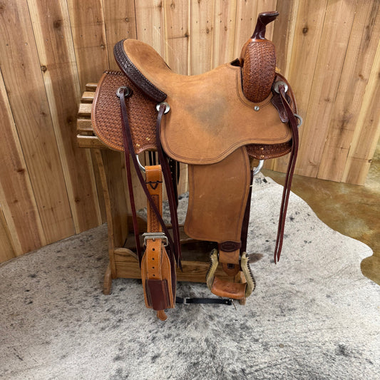 R Bar B All Around Saddle, 14.5" Seat (Demo)
