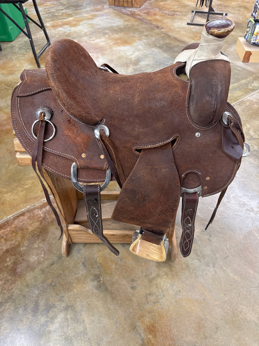 Circle T Seat Rig Ranch Saddle, 15.5"