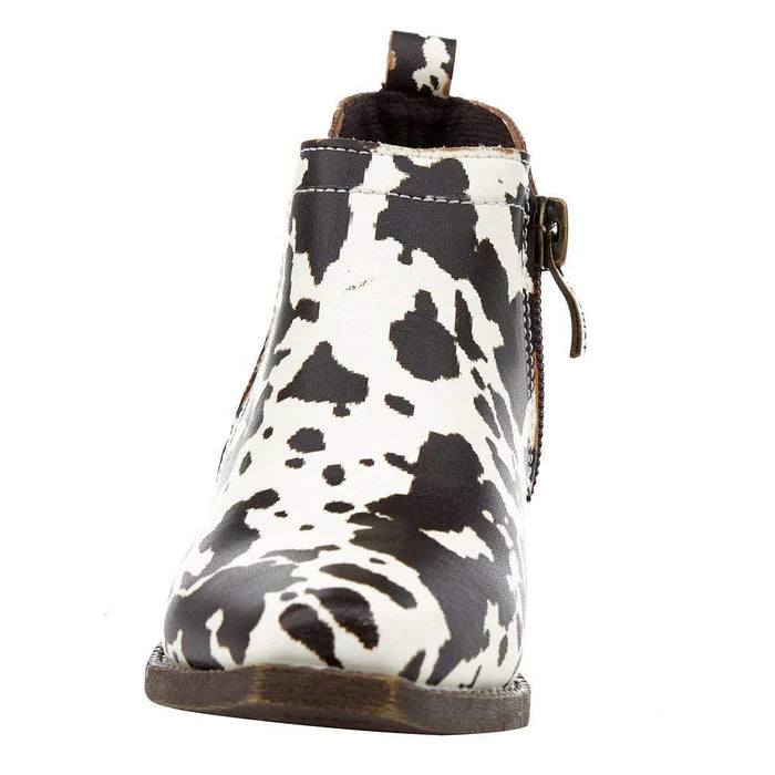 Ariat Fiona Girl's Black/White Dixon Boot
