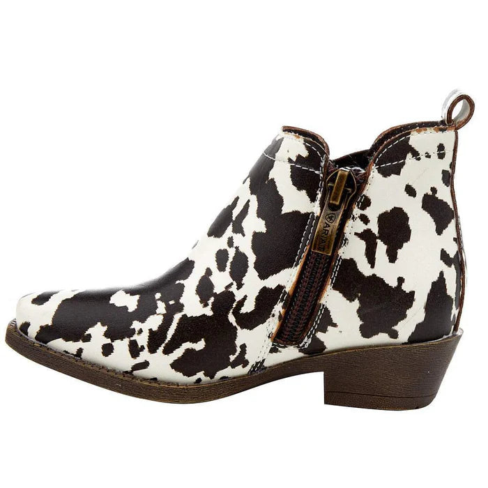 Ariat Fiona Girl's Black/White Dixon Boot