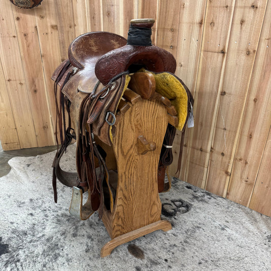 Used Corriente Ranch Saddle, 15.25" Seat