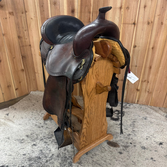 Used Circle Y Trail Gator Saddle, 14" Seat
