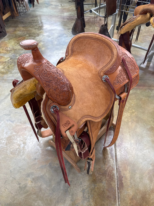 R Bar B Ranch Cutter Saddle, 15" Seat
