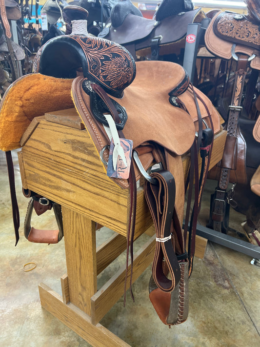 R Bar B Summit Series Roper Saddle, 14.75" Seat
