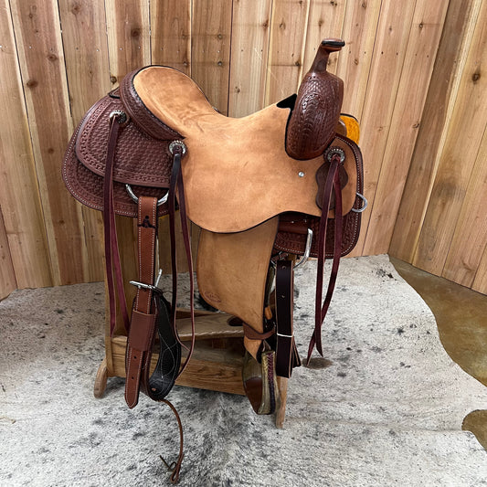 HR Ranch Cutter Saddle, 15.5" Seat