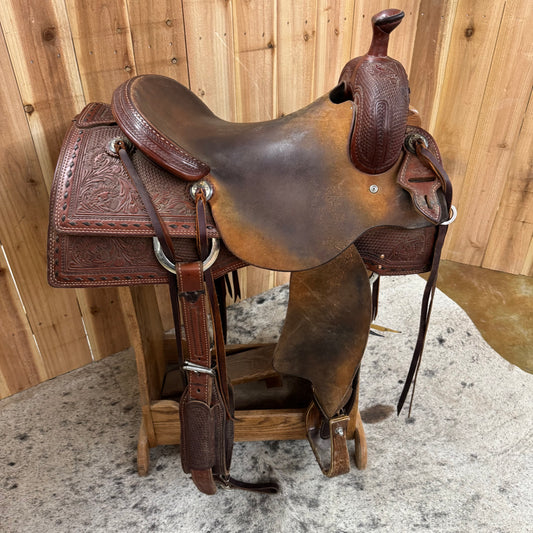 Paul Taylor Ranch Cutter Saddle, 16" Seat