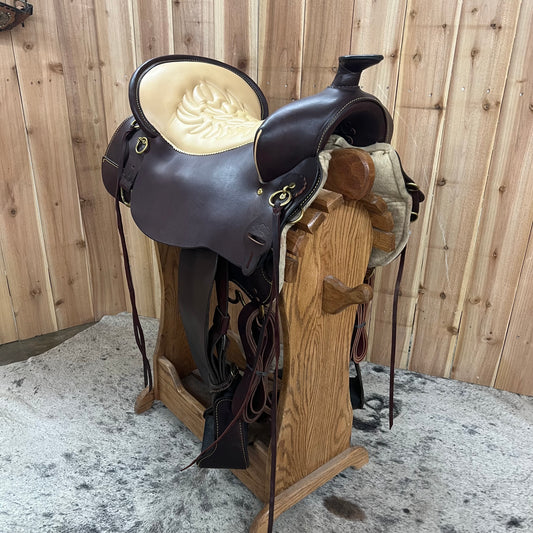 Used Tucker Heritage Trail Saddle, 18.5" Seat