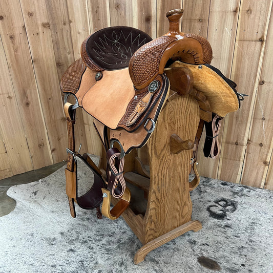 R Bar B All Around Saddle, 15" Seat