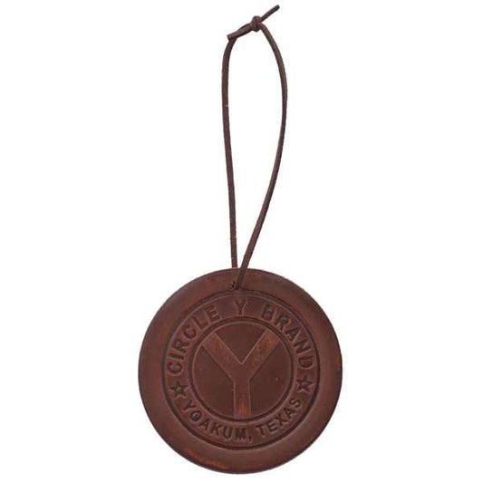 Circle Y Round Logo Air Freshener