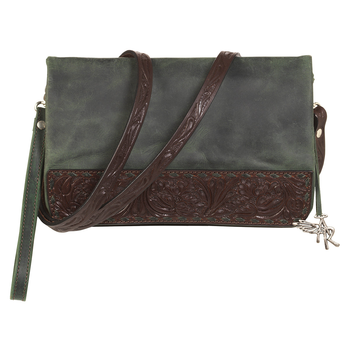 Angel Ranch Emerald Collection Green Clutch