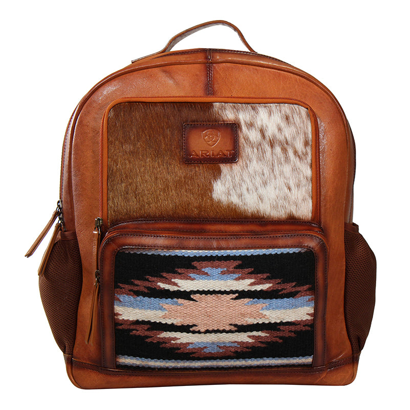 Ariat Multicolored Aztec Calf Hair Backpack
