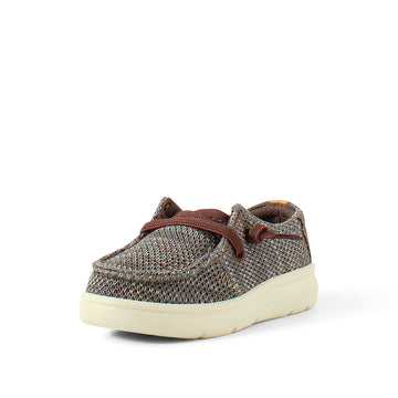 Ariat Hilo Brown Aztec Style Lil' Stompers Kids Casual Shoes