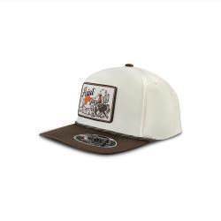 Ariat Men's Tan Brown Desert Patch Snap Back Cap