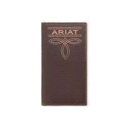 Ariat Men's Bug Stitch Brown Rodeo Style Wallet
