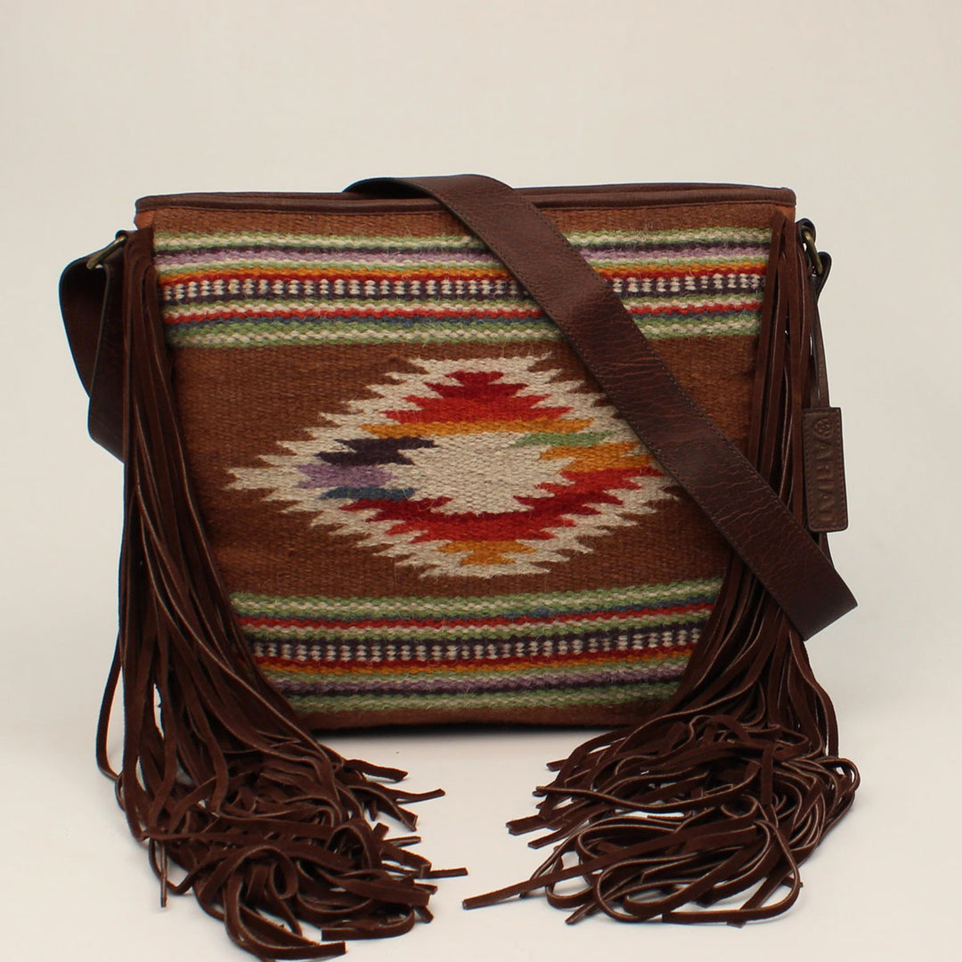 Ariat Sheriden Collection Brown Messenger Bag