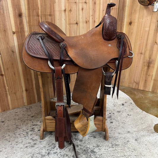 R Bar B Ranch Cutter/Cowhorse, 16" Seat (Demo)