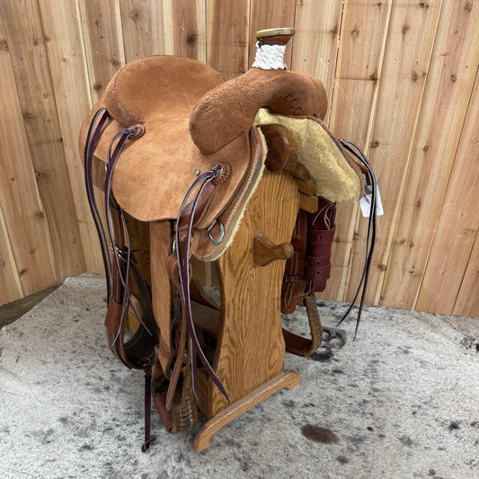 Triple T's Ranch Roper Saddle, 15" Seat