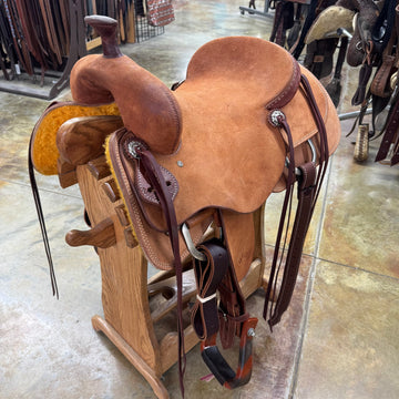 R Bar B Summit Series Ranch Cutter Saddle, 16" Seat