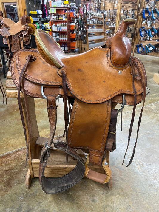 Used Cactus Saddlery Rancher, 15" Seat