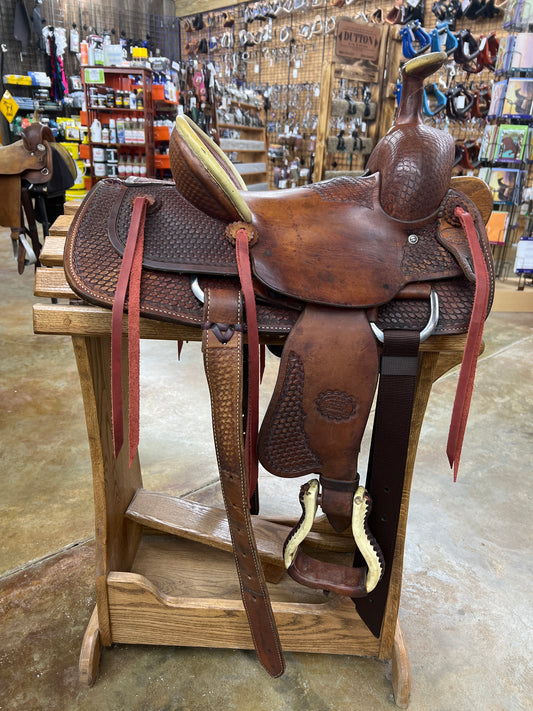 Used Billy Cook Maker Youth/Kids Ranch Saddle, 12" Seat