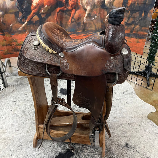 Used Courts Roper Saddle, 14.5" Seat