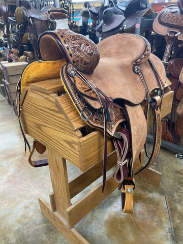 R Bar B Rancher Saddle, 15.5" Seat