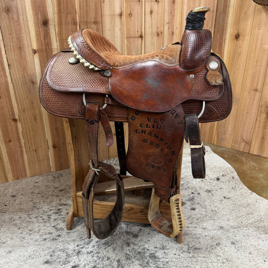 Used Billy Cook Roper Saddle, 16" Seat