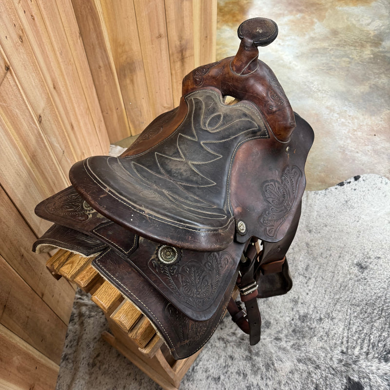 Used Pleasure/Trail Saddle, 15" Seat