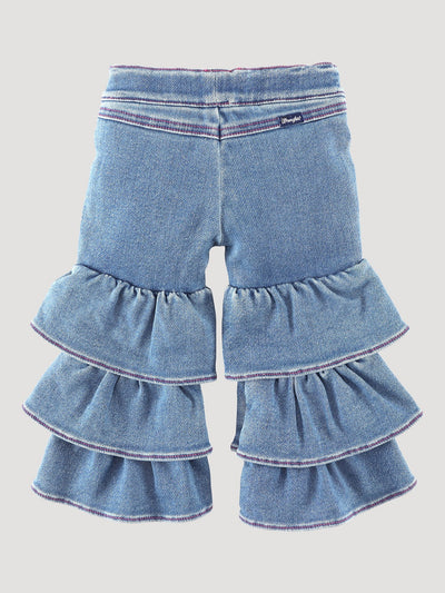 Wrangler Baby/Toddler Girl Tiered Flare Jeans