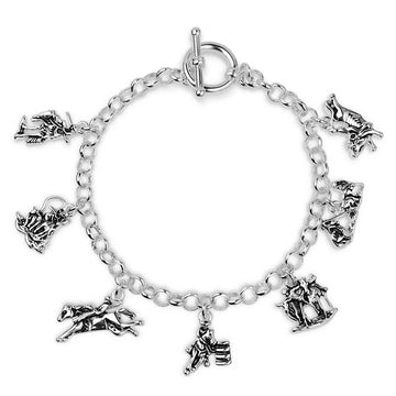 Montana Silversmiths Charms of Champions Rodeo Bracelet