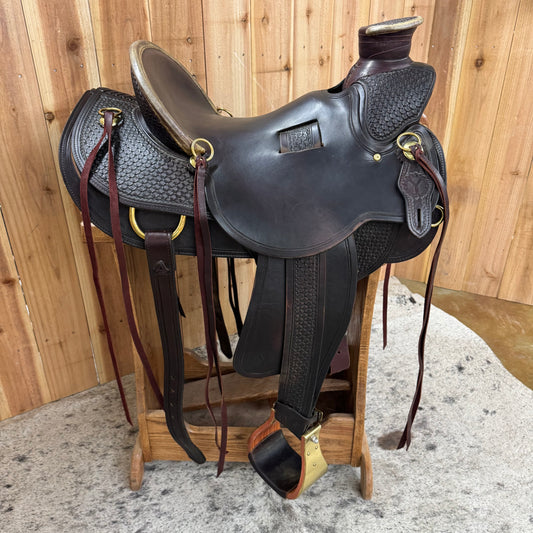 Circle Y Midland Ranch Wade Saddle, 15.5" Seat (Demo)