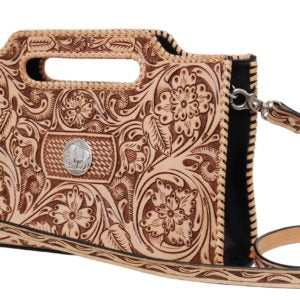 Rafter T Ranch Women's Peppered Cowhide Crossbody Purse