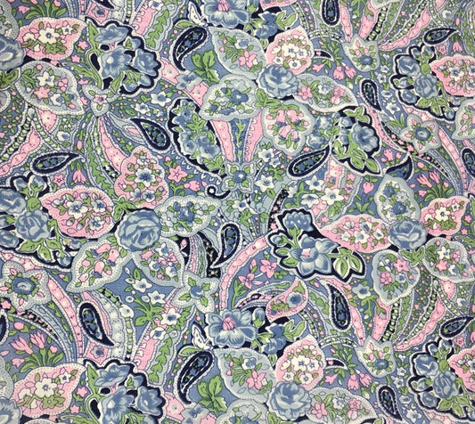 Wyoming Traders Paisley Frontier Calico Silk Scarf-42.5"