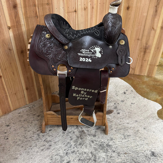 Circle Y All Around Trophy Saddle, 14" Seat (Demo)