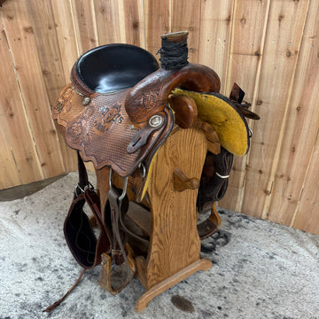 Used Scott Thomas Roper Saddle, 15.5" Seat