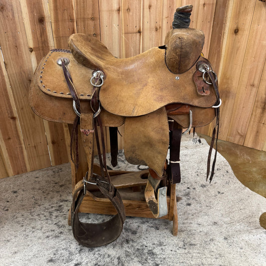 Used R Bar B Tucson Rancher Saddle, 16" Seat