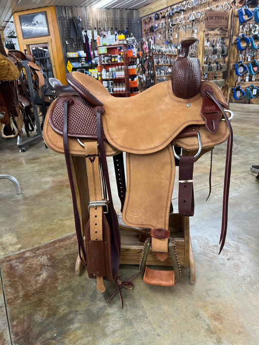 R Bar B Ranch Saddle, 16.5" Seat