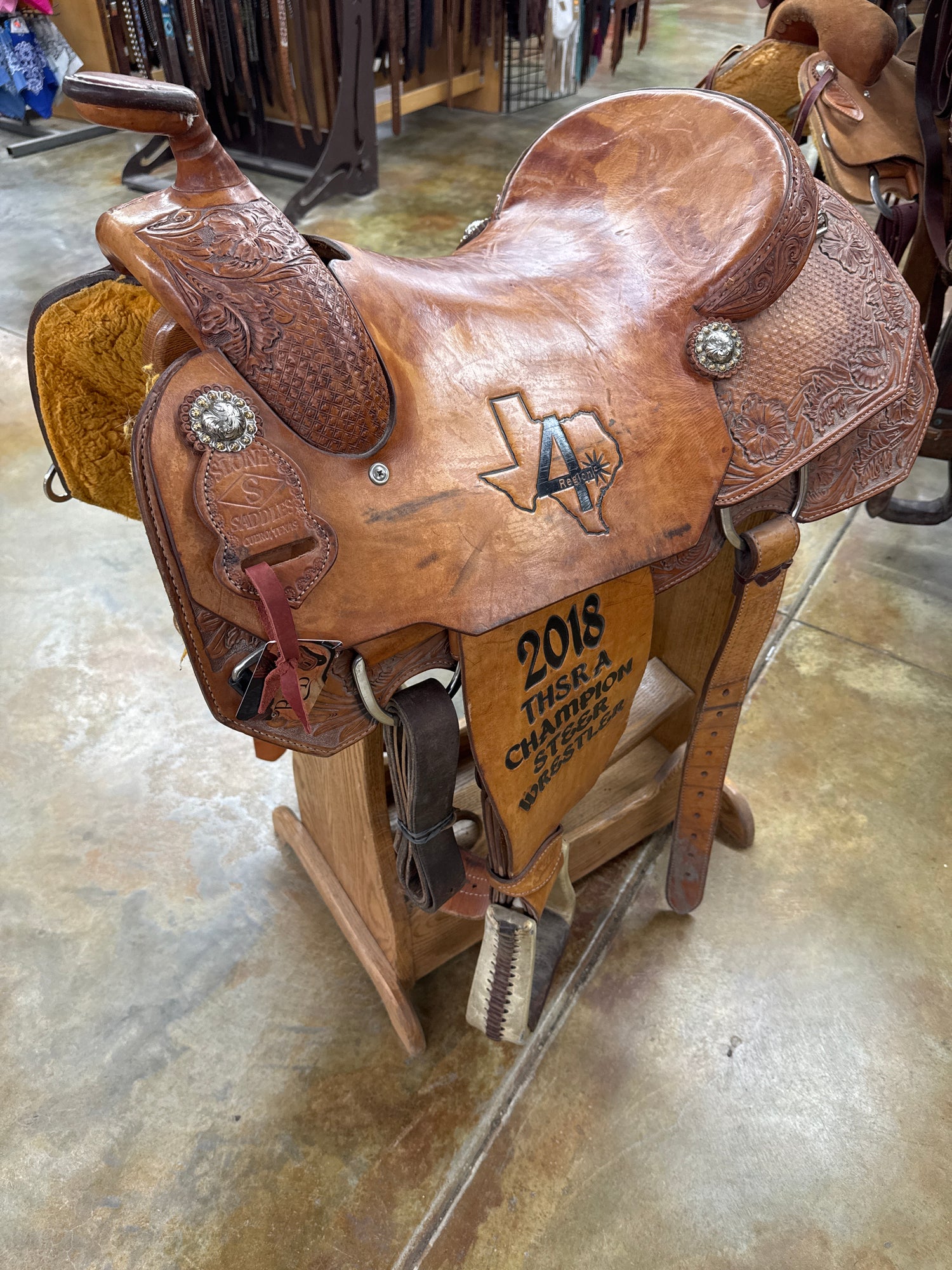 Steer Wrestling Saddle