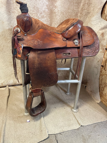 Used Western Pleasure Saddle, 14.5"