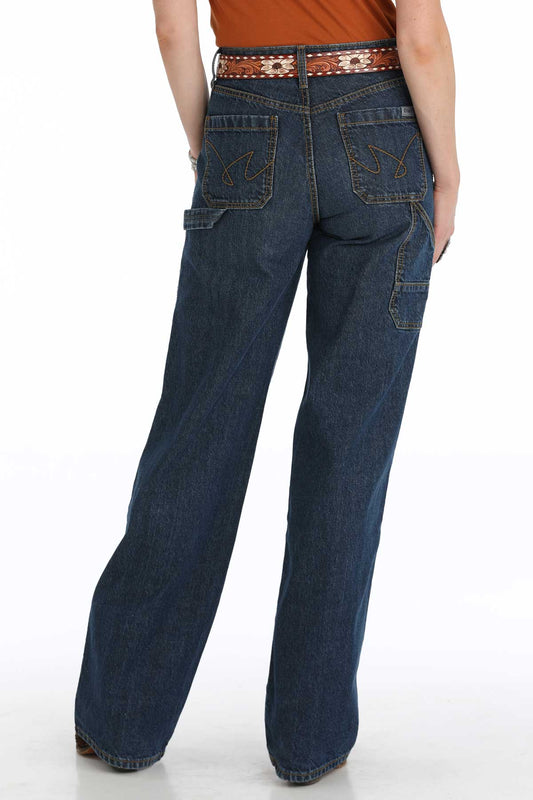 Cruel Denim Women's Dark Stone Wash Casey Cargo Jeans
