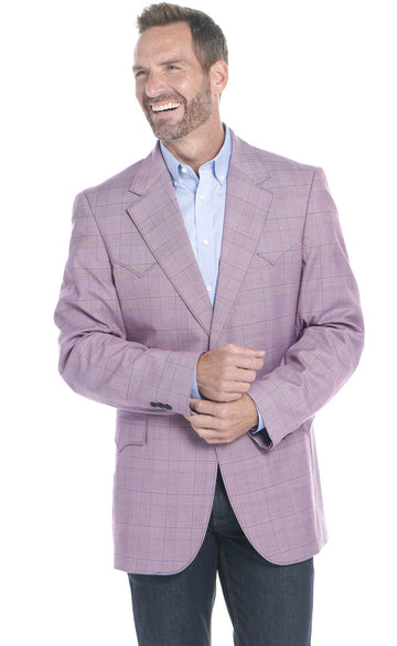 Circle S Fort Worth Red Sangria Sport Coat