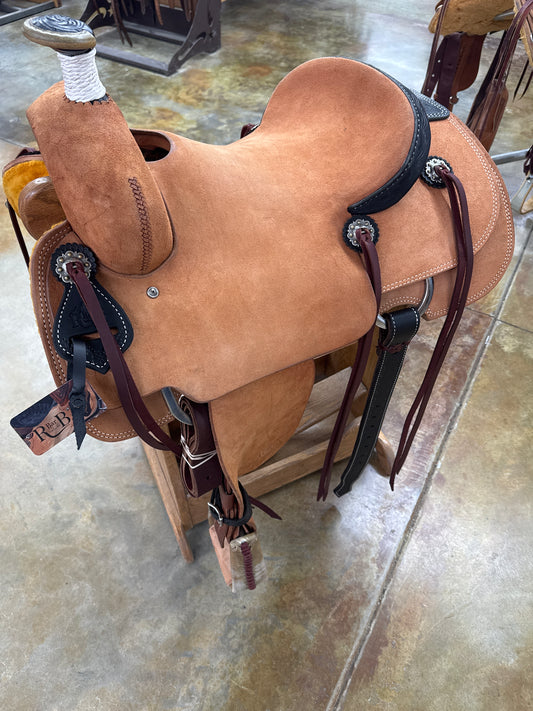 R Bar B Summit Series Roper Saddle, 14.75" Seat