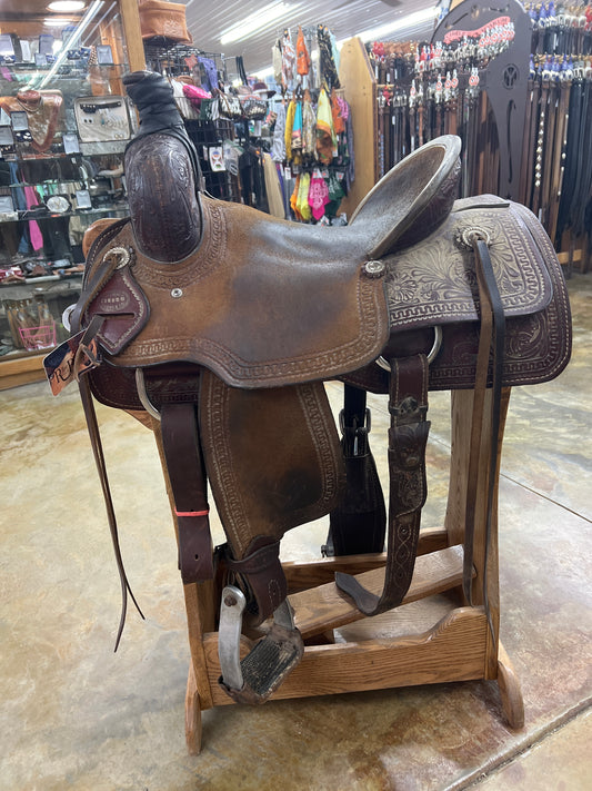 Used Corriente Ranch Saddle, 14.5" Seat